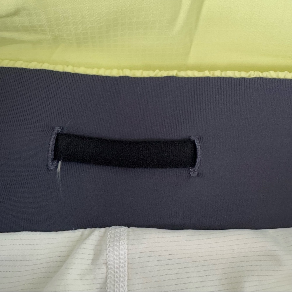 Prana Skirt Skort Peak to Pavement Lime Squeeze Solid Yellow Green Pull On Knit - Picture 7 of 10